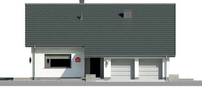 Фасад дома BBF-4767-64 Фасад дома BBF-4767-64