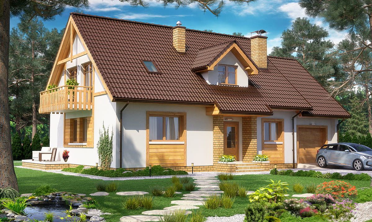 Проект дома FEI-5681-15 Проект дома FEI-5681-15