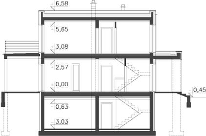 Фасад дома FAF-8948-57 Фасад дома FAF-8948-57
